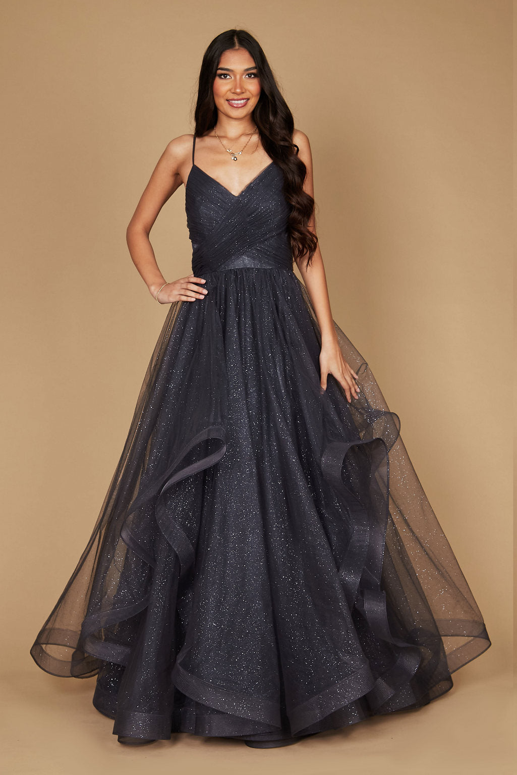 Dylan & Davids DD1230 Sparkling Long Formal Ball Gown