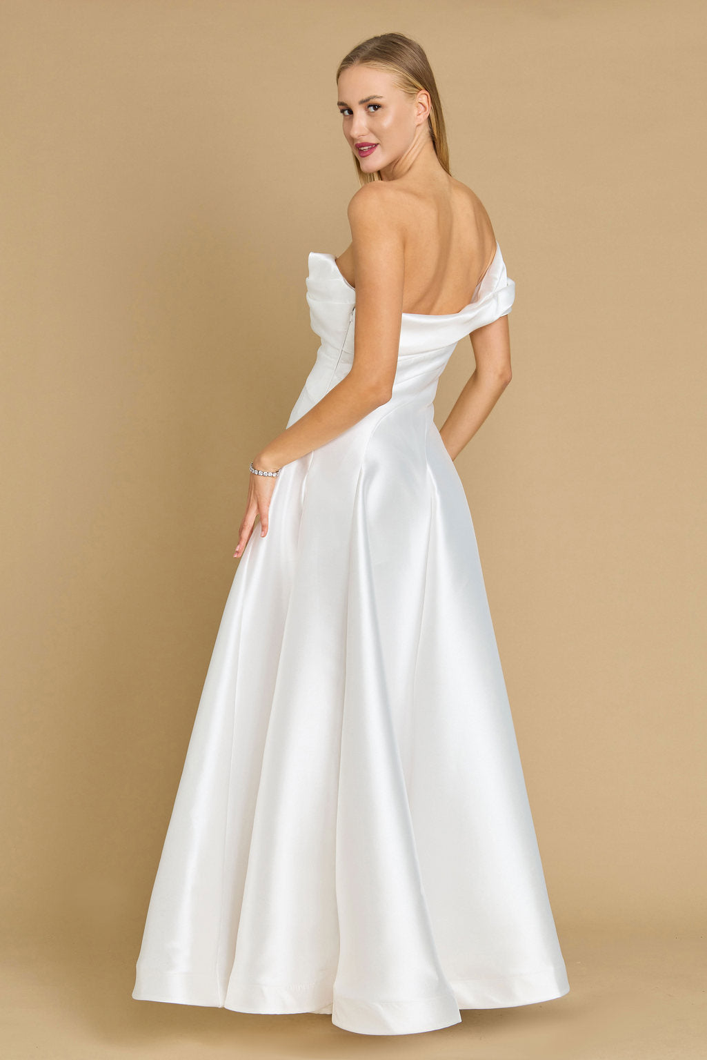 Dylan & Davids DD1277 One Shoulder Long Formal Ball Gown Evening Dress