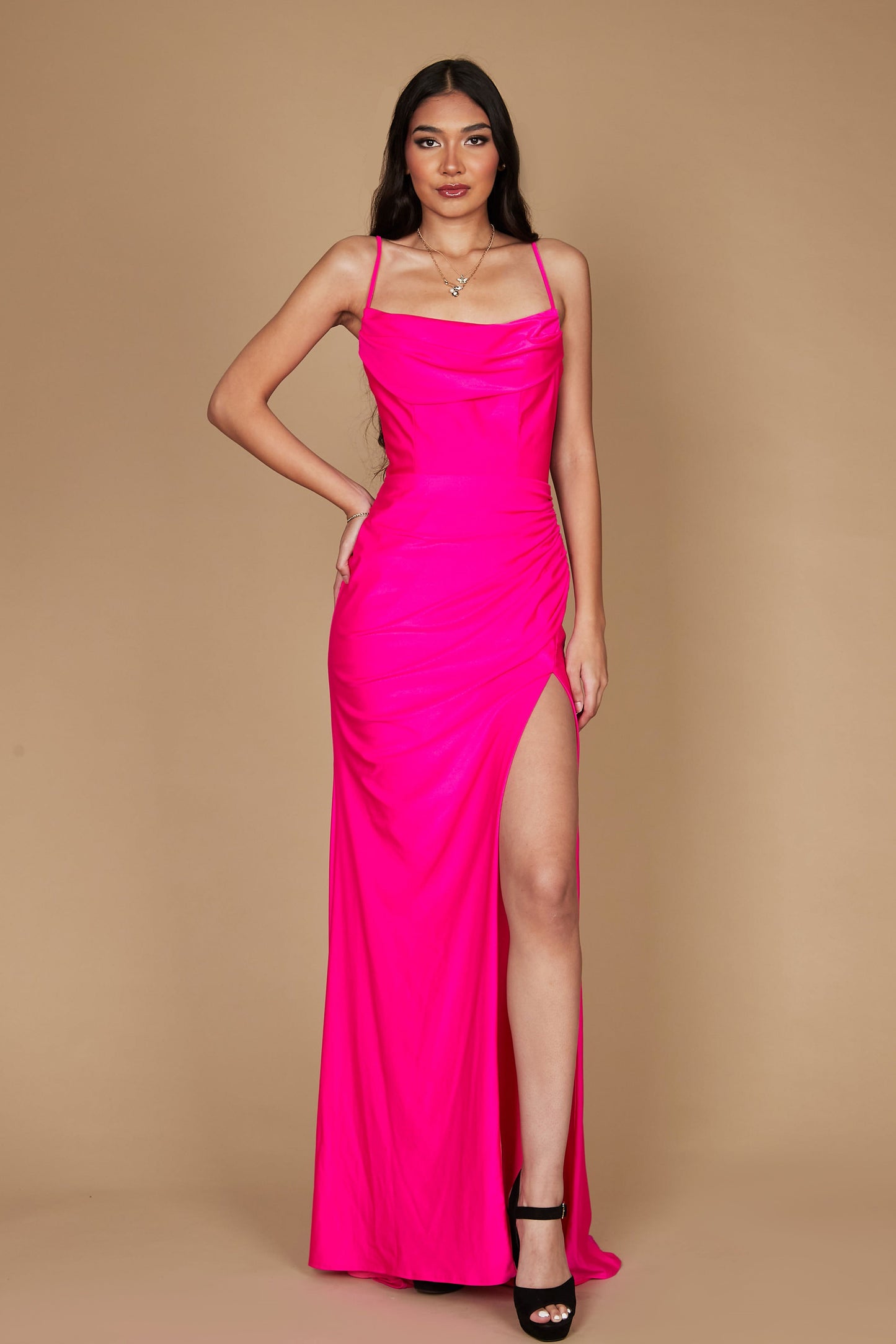 Dylan & Davids DD1313 Long Formal Low Back Prom Dress