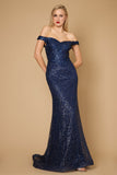 Dylan & Davids DD1232 Formal Mermaid Fitted Evening Dress