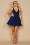 Homecoming Dresses Short Formal Graduation Sexy Prom Dress Navy