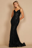 Prom Dresses Fitted Corset Long Formal Prom Dress Black