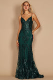 Prom Dresses Fitted Corset Long Formal Prom Dress Emerald