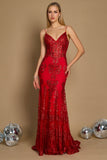 Prom Dresses Fitted Corset Long Formal Prom Dress Red