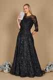 Formal Dresses Long Formal Lace Evening Dress Charcoal