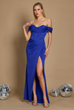 Formal Dresses Corset Satin Formal Evening Dress Royal