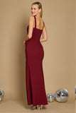 Dylan & Davids DD1256 Long Formal Square Neckline Evening Dress