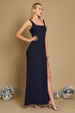 Dylan & Davids DD1256 Long Formal Square Neckline Evening Dress