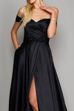 Prom Dresses Long Formal Black Tie Ball Gown Black