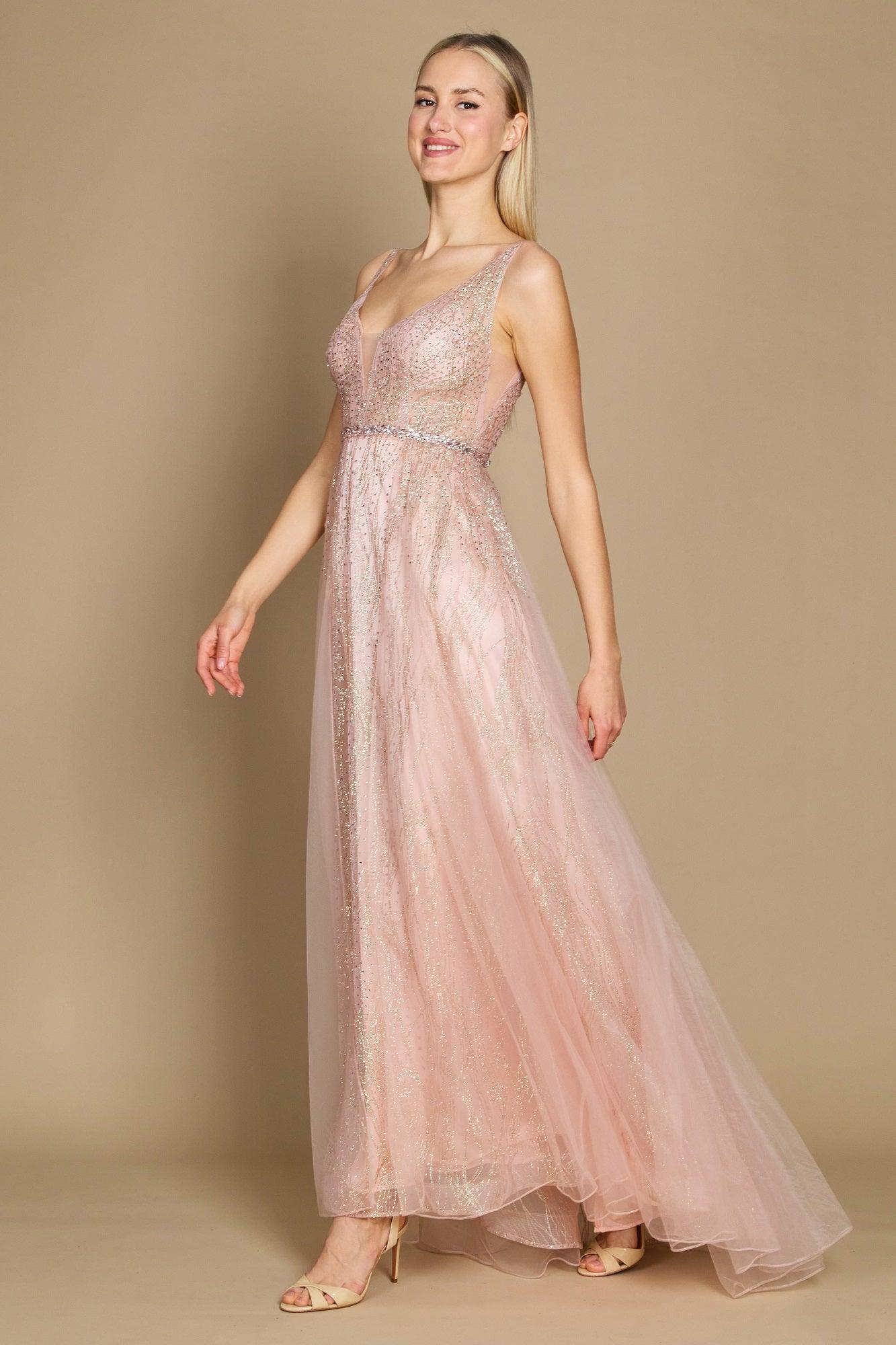 Formal Dresses Long Formal Prom Rose Gold Dress