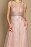 Formal Dresses Long Formal Prom Rose Gold Dress