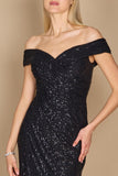 Cocktail Dresses Short Formal Sequin Cocktail Dress Black