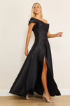 Formal Dresses One Shoulder Long Formal Ball Gown Evening Dress Black