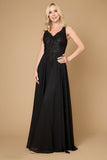 Formal Dresses Long Formal Party Dress Plus Size Black Tie Black/Black