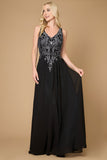 Formal Dresses Long Formal Party Dress Plus Size Black Tie Black/Charcoal