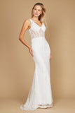 DD1312 Dylan & Davids Long Corset Bodice Wedding Dress