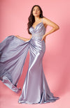 Prom Dresses Long Sexy Corset Prom Formal Dress Periwinkle