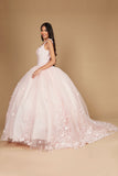 Quinceniera Dresses Long Sweet 16 Quinceanera Ball Gown Blush