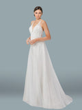 DD333 Dylan & Davids Long Bridal Gown Halter Wedding Dress