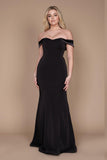 Formal Dresses Long Formal Black Evening Mermaid Dress Black