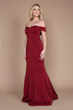 Formal Dresses Long Formal Burgundy Mermaid Evening Dress Burgundy