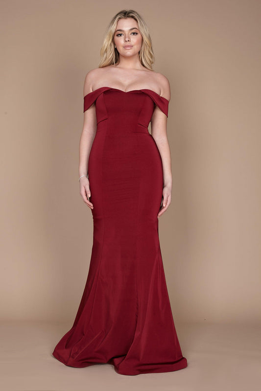 Formal Dresses Long Formal Burgundy Mermaid Evening Dress Burgundy