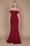 Formal Dresses Long Formal Burgundy Mermaid Evening Dress Burgundy