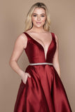 Prom Dresses Long Formal Evening Dress Burgundy