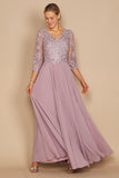 Formal Dresses Long Formal Mother of the Bride Dress Mauve