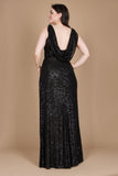 Formal Dresses Plus Size Formal Dress Fully Sequin Gown Black