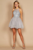 Homecoming Dresses Short Formal Homecoming Dress Silver