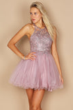 Homecoming Dresses Short Formal Homecoming Dress Mauve