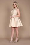 Homecoming Dresses Short Homecoming Formal Prom Dress Champagne