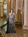 Formal Dresses Long Couture Long Sleeve Beaded Formal Dress Emerald Green
