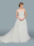 DD330 Dylan & Davids Long Spaghetti Strap Wedding Gown