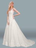 Wedding Dresses Long Bridal Sleeveless Wedding Dress White