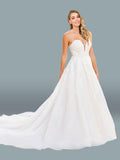 Wedding Dresses Long Bridal Gown Strapless Wedding Dress White