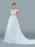 DD329 Dylan & Davids Long Sleeveless Wedding Gown